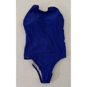 Kona Sol Women's Over the Shoulder Swimwear Blue M Medium One Piece